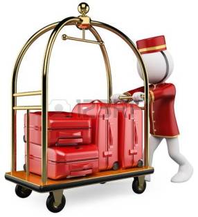 18312138-3d-white-bellhop-pushing-a-luggage-cart-3d-image-isolated-white-background